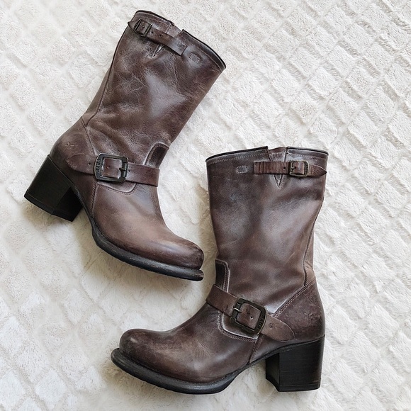 Frye Shoes - FRYE Vera Mid-Calf Buckle Boots